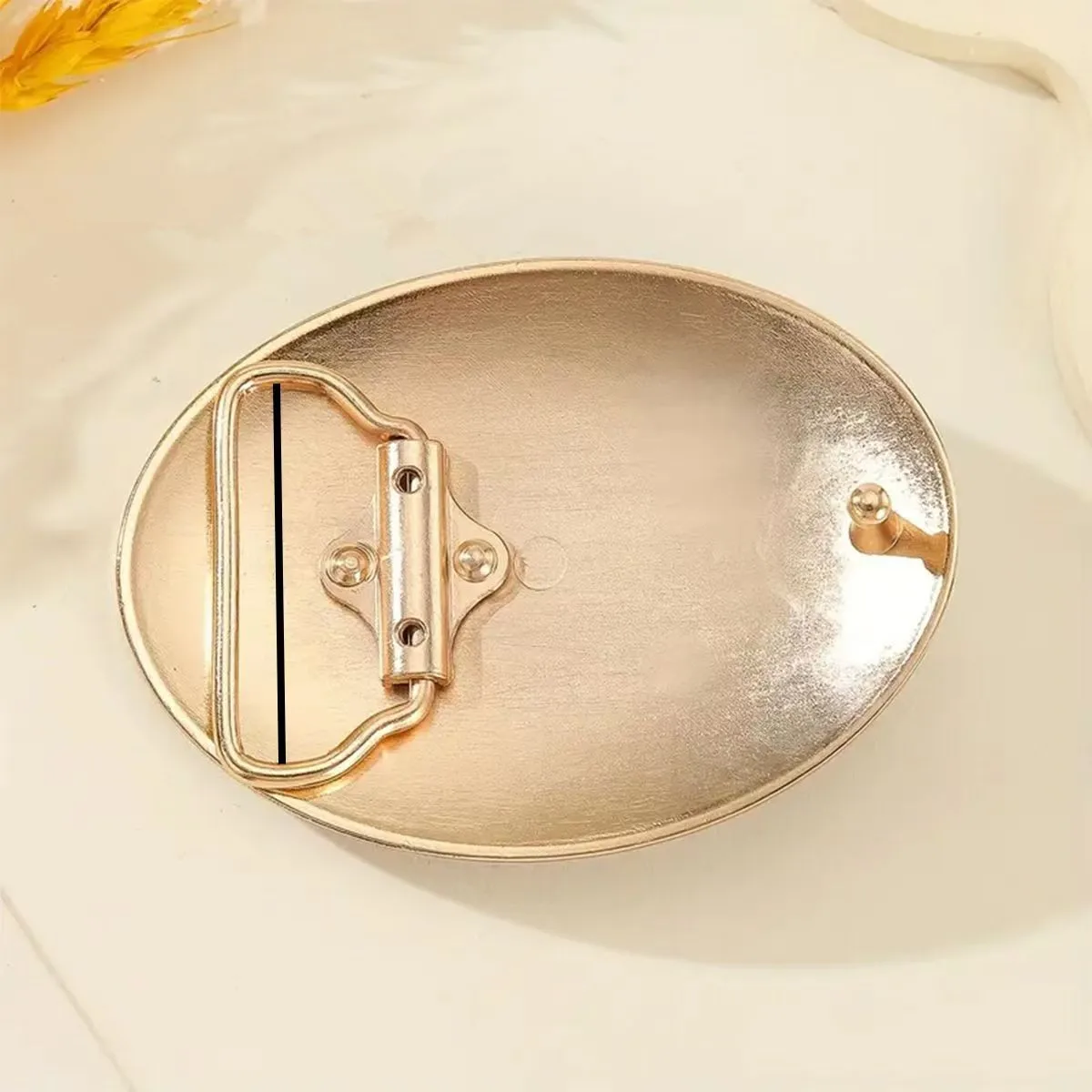 Boucle de ceinture pour hommes, boucle de ceinture d'échantillon de scorpion ambre haut de gamme, boucle lisse à la mode