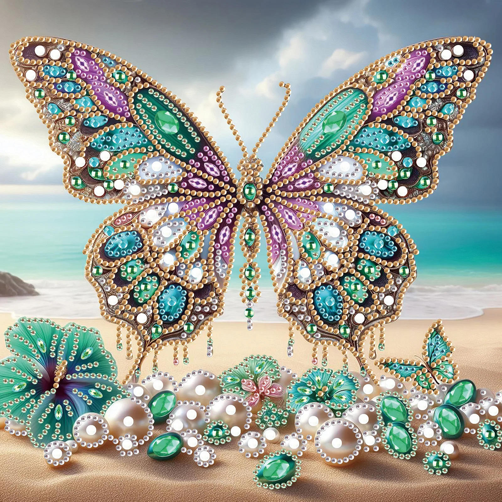 Diamond Art Painting Kits for Adults,butterfly Special Shape Diamond Art for Beginners,Diamond Painting for Home Decoration Gift