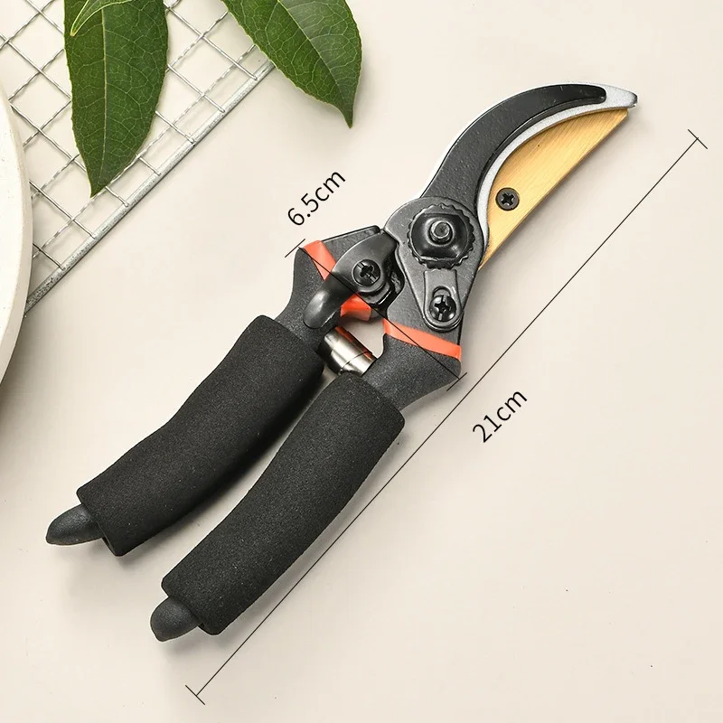 1pc Garden Shears for Cutting Branches Steel Shears for Garden Fruit Tree Flower Repair Household Thick Branch Pruning Scissors