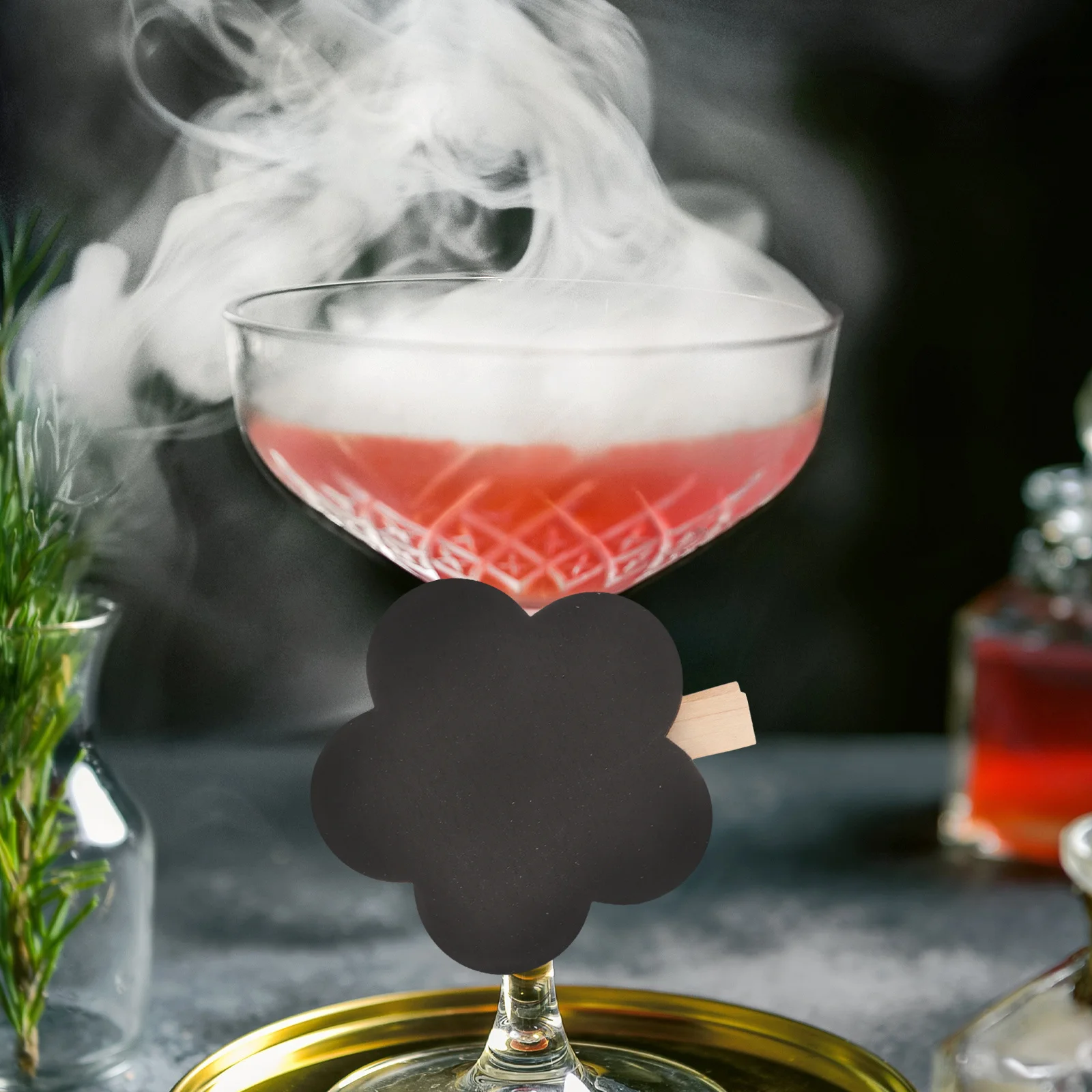 

10Pcs Wood Chalkboard Clips Mini Blackboard Clips Message Board Clip Food Label Memo Clip for Party Message Clamps