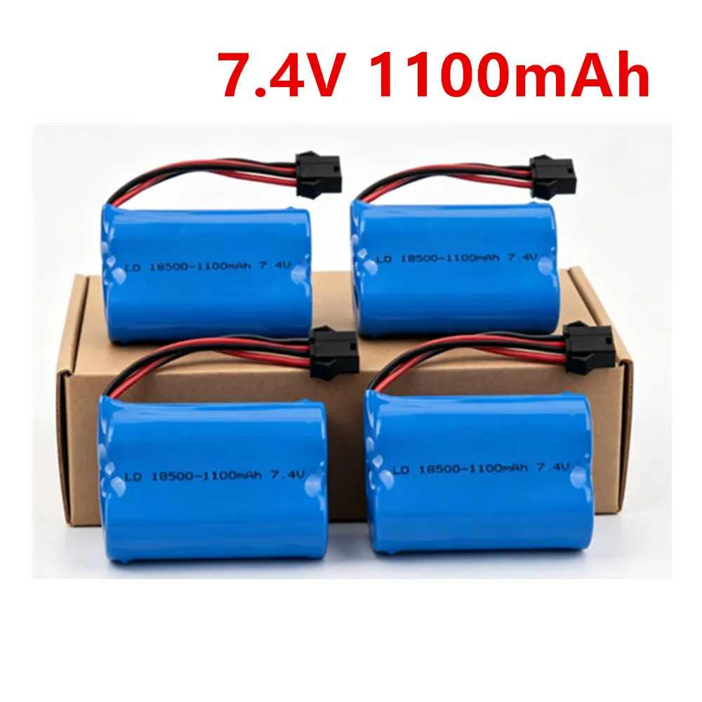 7.4V 1100mAh Li-ion Battery SM-4P For UDI R/C UDI001 HQ960 HJ808 HJ813 HJ815 High-Speed Remote Control Racing Boat