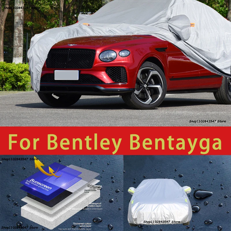 

For Bentley Bentayga Outdoor Protection Full Car Covers Snow Cover Sunshade Waterproof Dustproof Exterior Car accessories