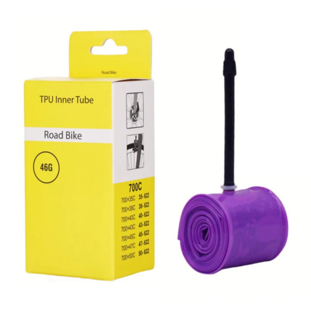 

Tire Bicycle Tubes Stable Stronger TPU 700C Responsive Road Sealing Shock Absorption Acceleration Bike Electrical Insulation