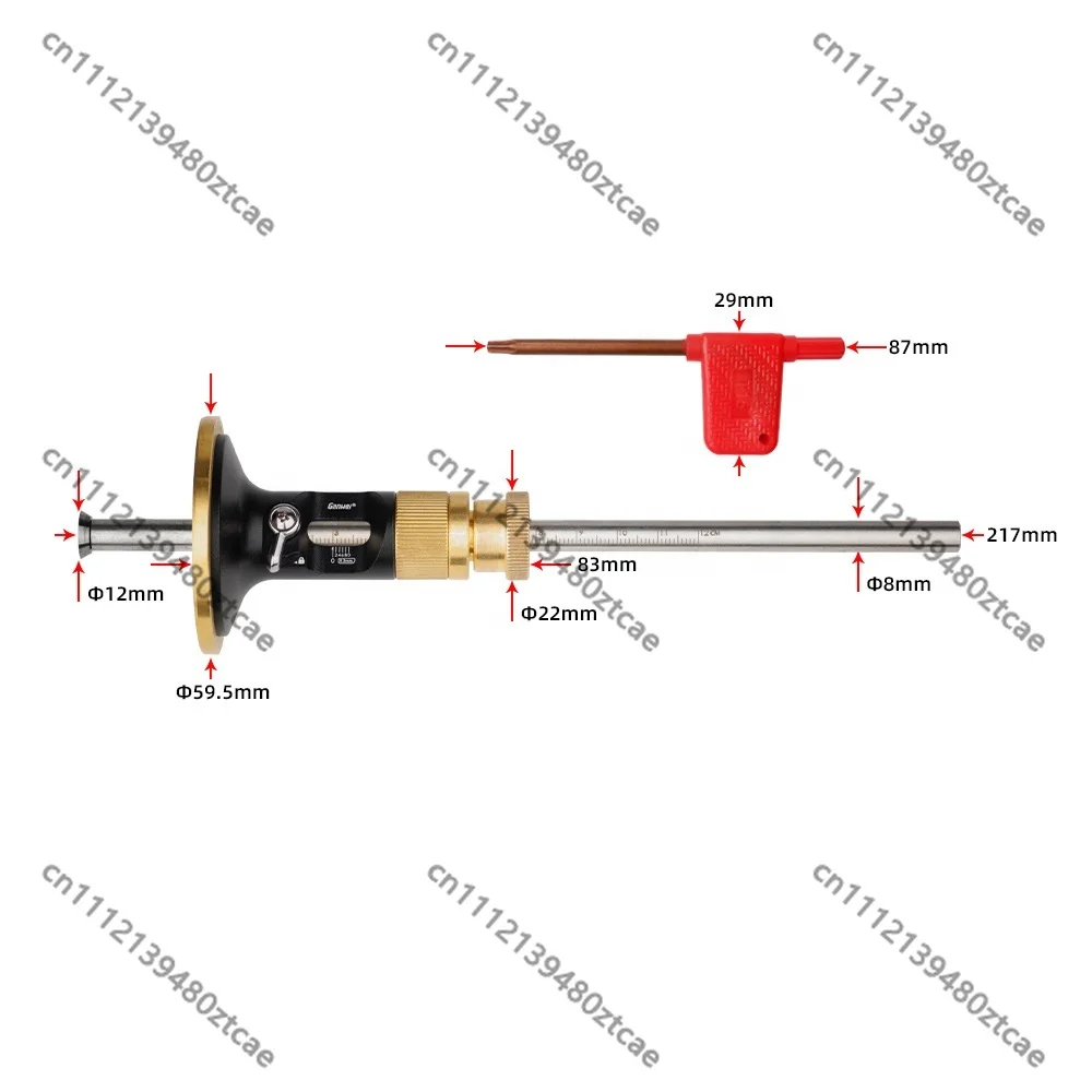 Steel Aluminum Wheel Marking Scriber Kit Woodworking Scribing Replacement Hand Tool