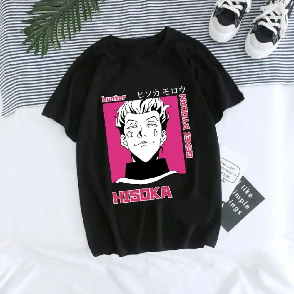 Anime Hunter X Hunter T-shirt Japan Manga Hisoka Killua Zoldyck Kawaii Funny T Shirts Kurapika Devil Eye Short Sleeve Tee Tops