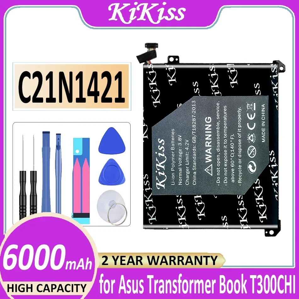 Battery C21N1421 C21N1418 6000mAh for Asus Transformer Book T300CHI T302CA T302CHI Portable batteries