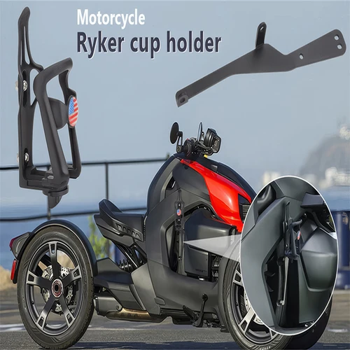 Soporte para bebidas ajustable con montaje lateral derecho para Can-Am Ryker 600 900 Rally 2019-2025 Sport Edition 2022-2025