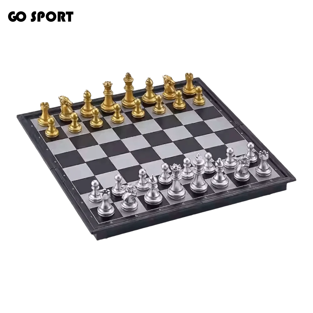 

Universal 25/32cm Chessboard Magnetic Chess Set Magnet Plastic International Chess Folding Portable English Chess Outdoor