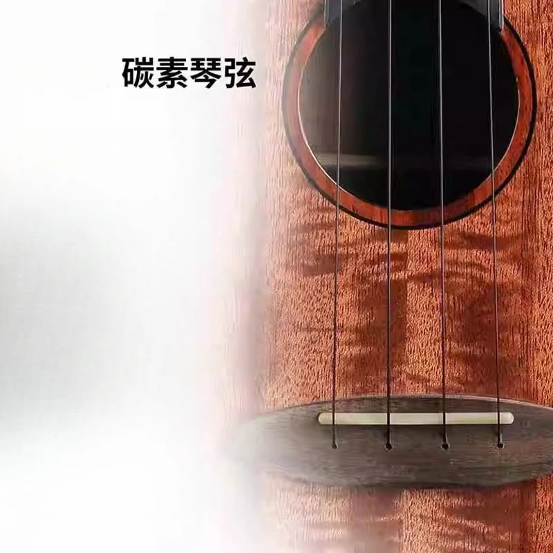 Peach Blossom Heart Full Single Bright 23/26 Inch Electric Box Beginner Female Male Small Guitar