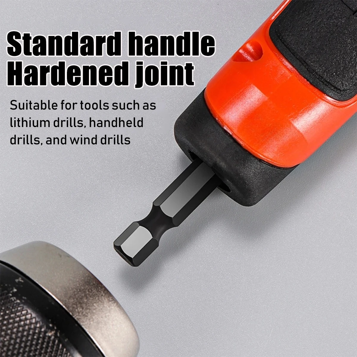 Single-Head Multi-Functional Electric Angle Screwdriver, HighTorque 90Degree Right-Angle Screwdriver Manual Tool Blue and Orange