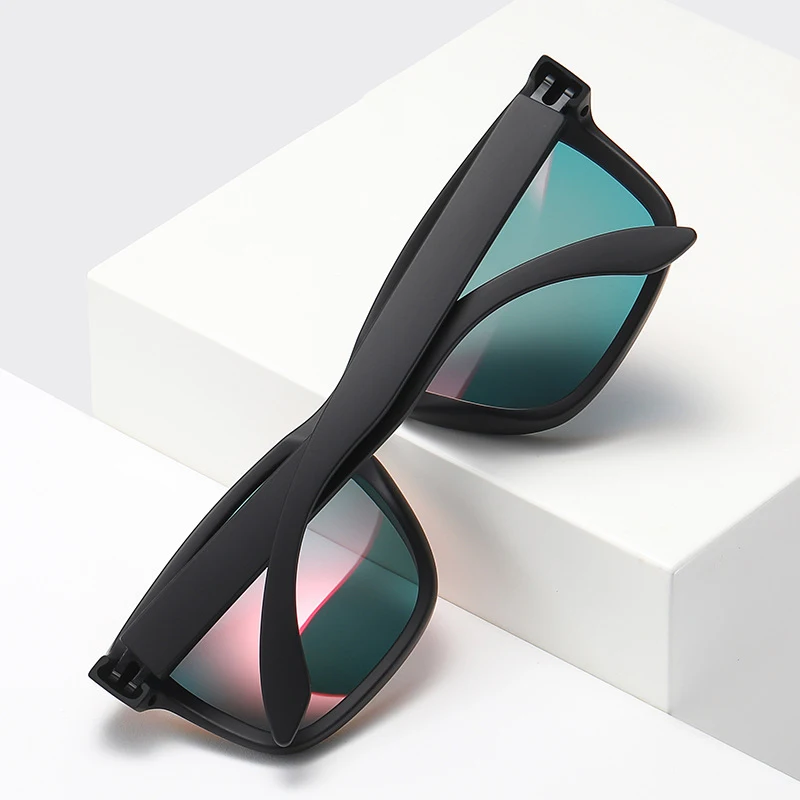 نظارات شمسية مستقطبة لقصر النظر للقيادة من KIZN بإطار مربع TR90 وصفة طبية قابلة للتخصيص-0.5 إلى -6.0 نظارات مصممة للرجال والنساء