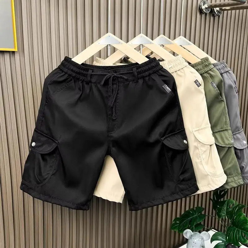 

Summer Casual Loose Straight Leg Men's Shorts Multi-Pocket Workwear Pants Five-Quarter Dirty Resistant Wear-Resistant