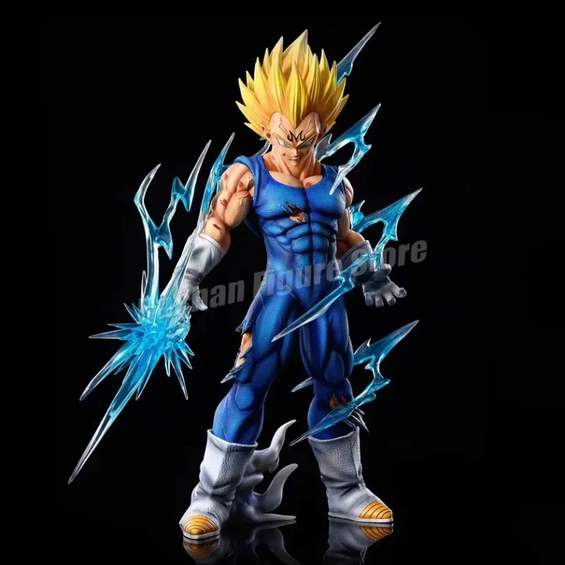 28cm Dragon Ball Self-destruct Majin Vegeta Action Figure Statue PVC Collection Super Saiyan GK Bejita Figurine Model Toys Gifts