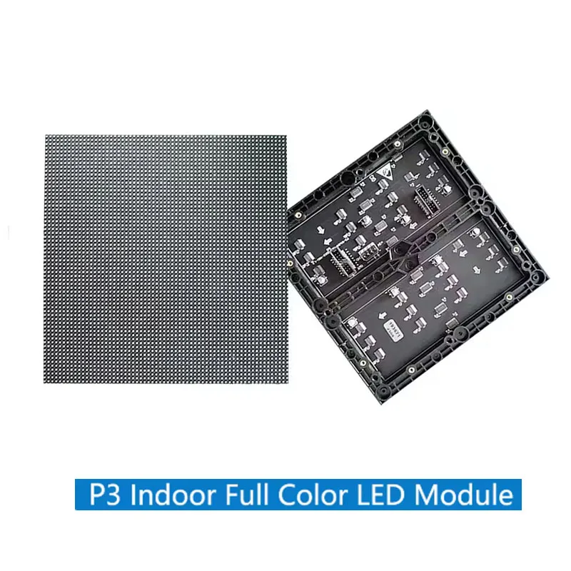 2pcs/Lot P3 LED Full Color Indoor Matrix Panel 192x192mm 64x64 Pixels HUB75 Full Color Module SMD2121 Lamp 1920 Refresh Display
