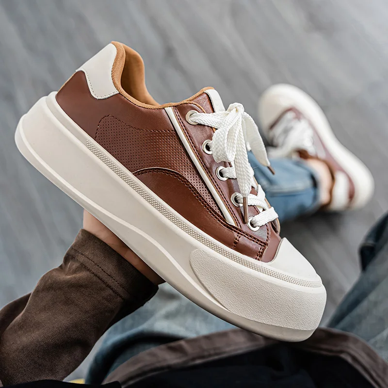 

Осень 2024, хит продаж, повседневная мужская обувь, модная дышащая обувь на плоской подошве, удобные износостойкие спортивные мужские кроссовки 44