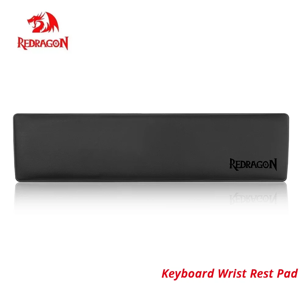 

REDRAGON Keyboard Wrist Rest Pad Soft Memory Foam Wrist Support Anti-Slip Rubber Base for Office Gaming Laptop Notebook PC Gamer