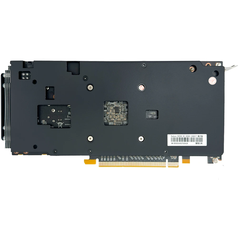 Mougol original amd radeon rx590 8GB Gaming-Grafikkarte gddr5 256bit pci express 3,0 × 16 8pin gpu für Desktop-Gaming-Computer