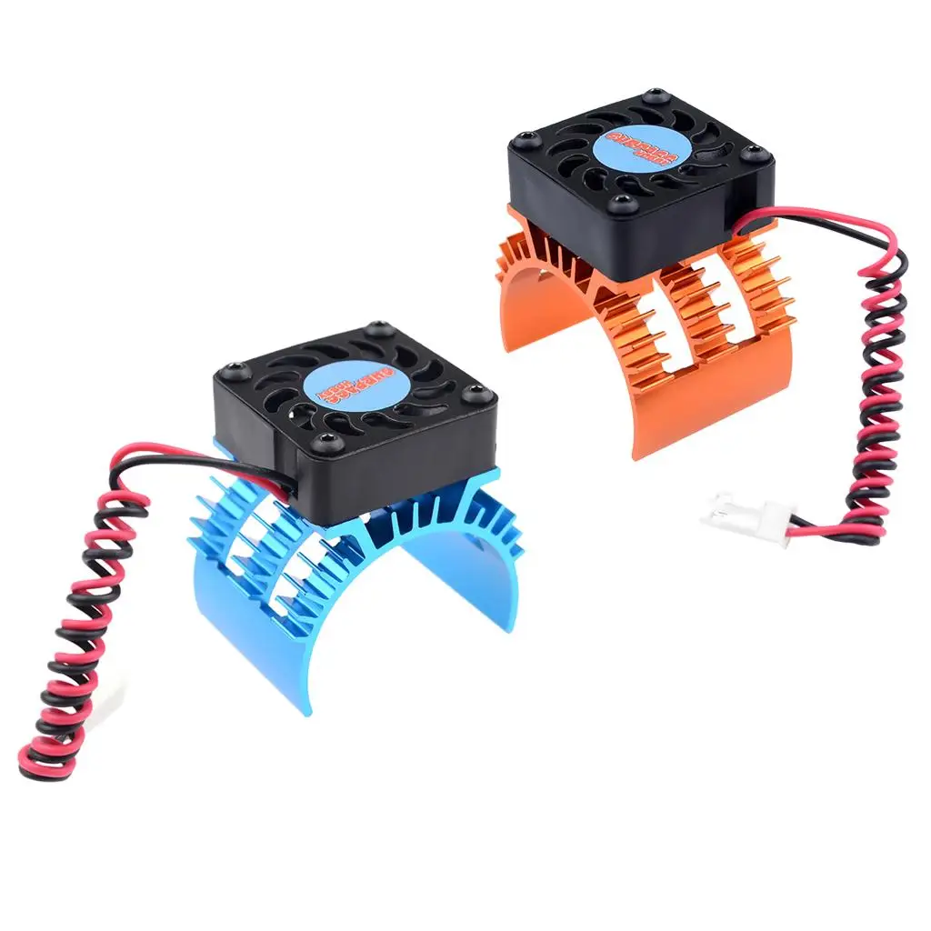 1 x Kühlkörpermotor-Lüfterzubehör für 1:10 RC-Motor 540 550