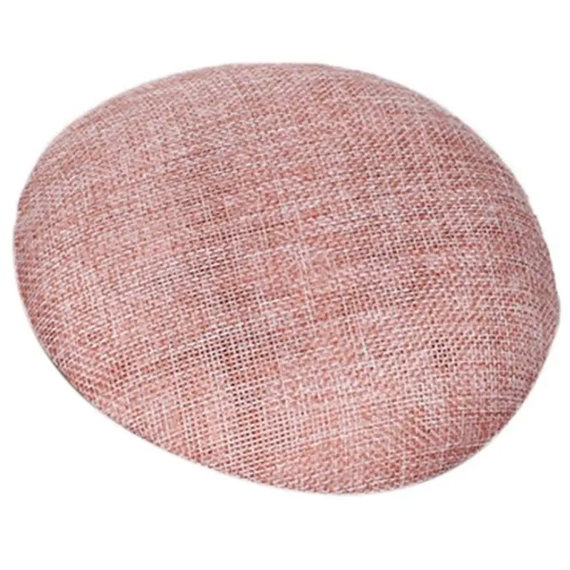 31BB 15cm Sinamay Hat Base Millinery Fascinators Base DIY Headwear TeaParty Cap Base