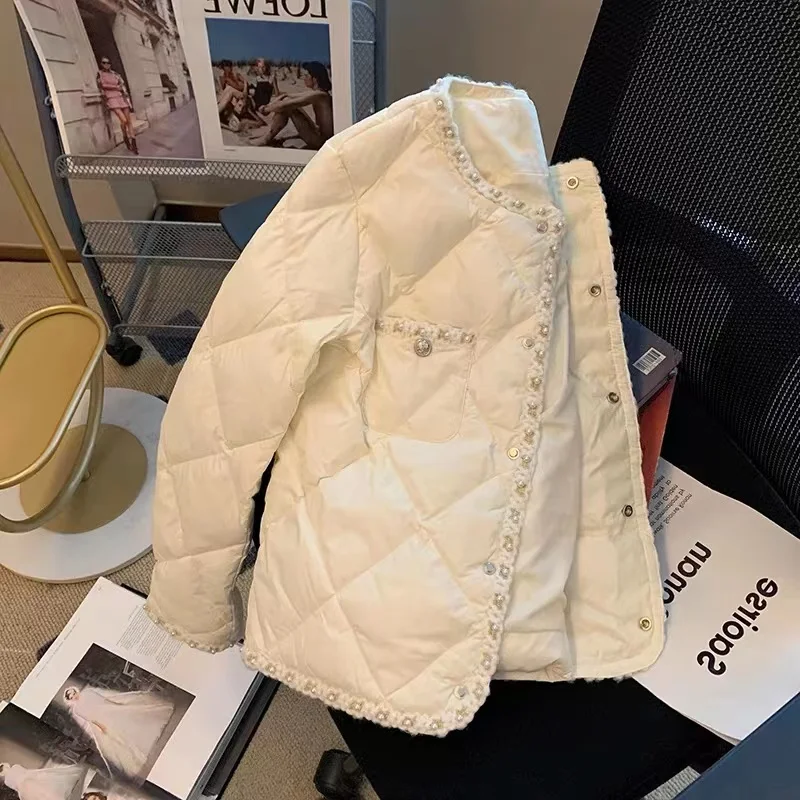 

Женское стеганое хлопковое пальто Tag Episode Toronto Winter Thiened ort Sle с высоким воротником и одной пуговицей, однотонное пальто для поездок на работу