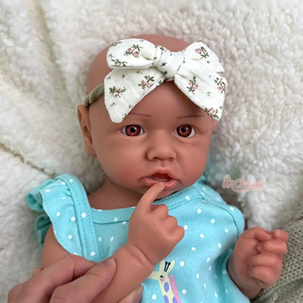High Quality 18Inch Saskia Full Soft Baby Girl Flexible Silicone Reborn Doll Lifelike Detailes Doll for Dementia Seniors