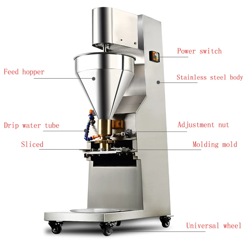 Automatic Stainless Steel Meatball Fishball Forming Machine Fishball Maker Meat Ball Rolling Processing Machinery