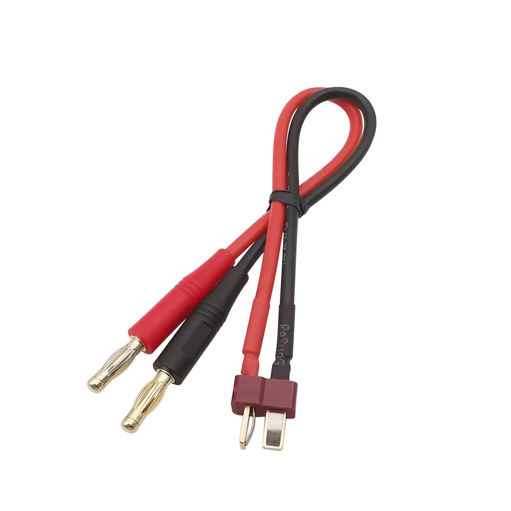 1Pcs 4mm Banana Plug to XT90 XT60 XT60H EC5 EC3 TRX MPX T Plug Connector With 14AWG Silicone Cable 20CM for Rc Lipo Batte