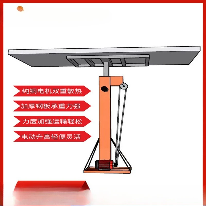 Rolling shutter door installation lift, rolling shutter door lift