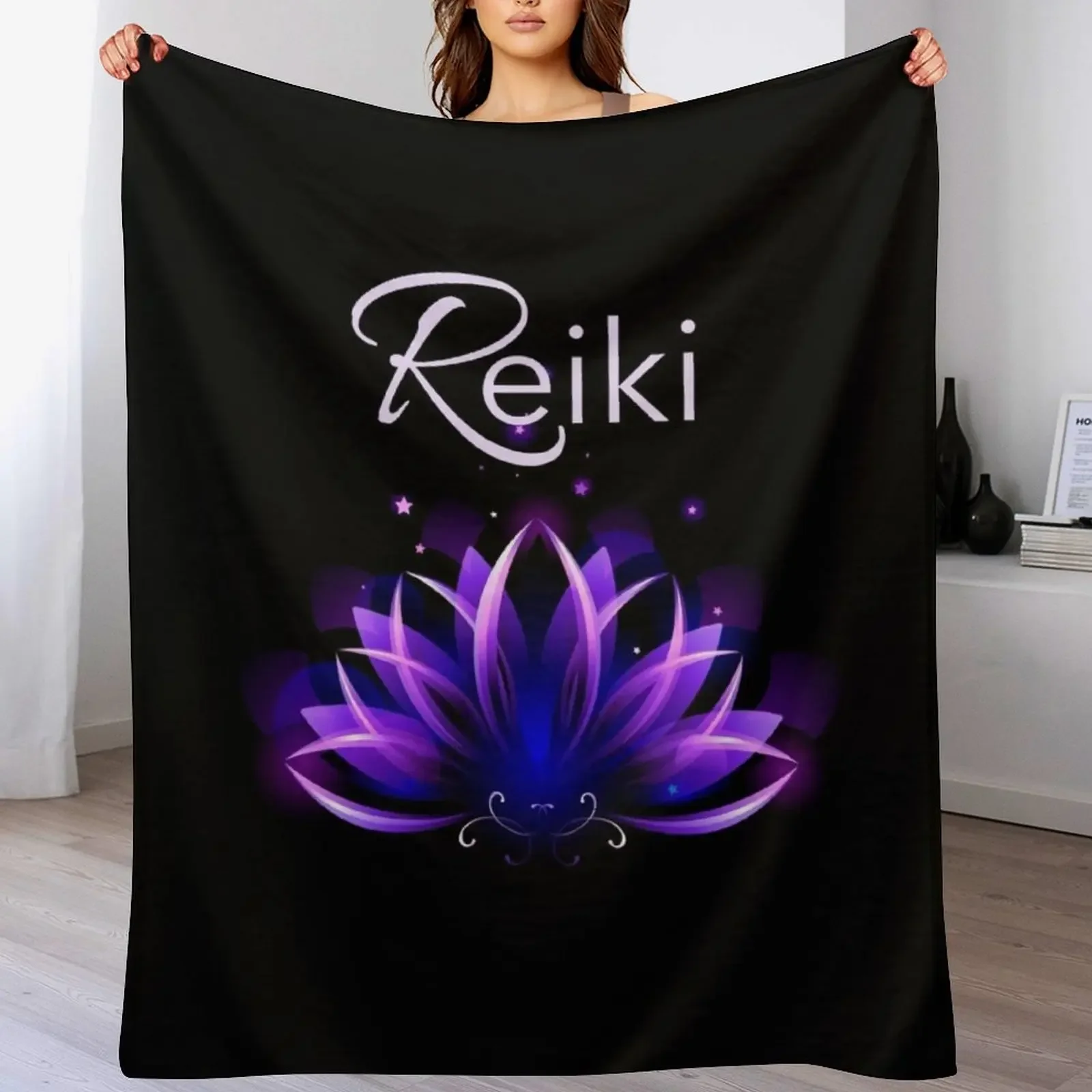 Reiki, Reiki Gifts, Reiki Shirt, Reiki Dress, Apron, Journal, Mind and Sprit, Meditation Throw Blanket Polar Blankets
