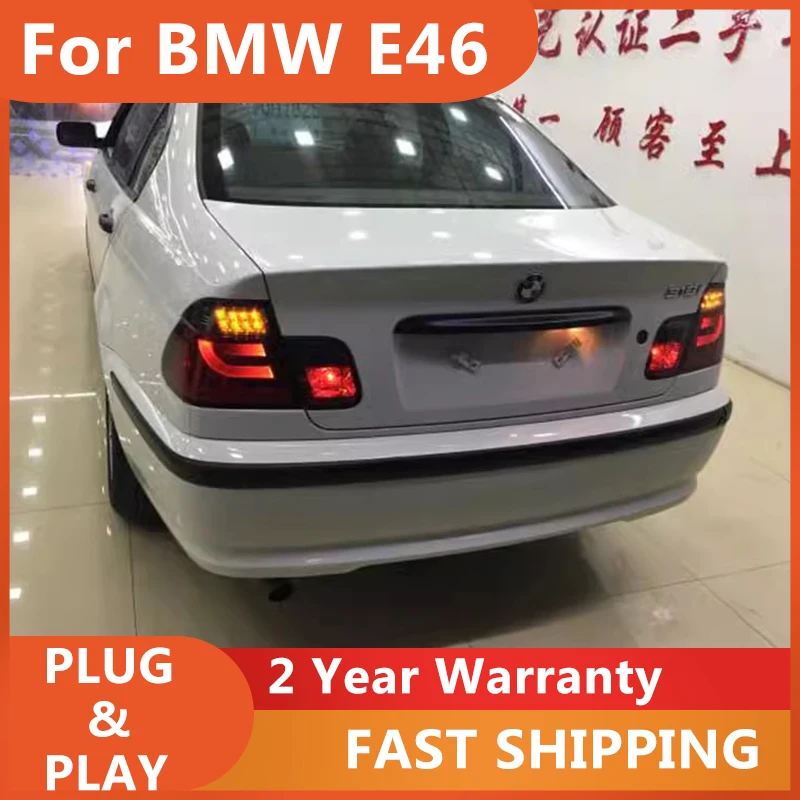 Auto-Accessoires Voor Bmw E46 Achterlichten 2001-2005 E46 Achterlicht 320i 318i 313i 325i Drl Mistrem Richtingaanwijzer Achteruitrijden