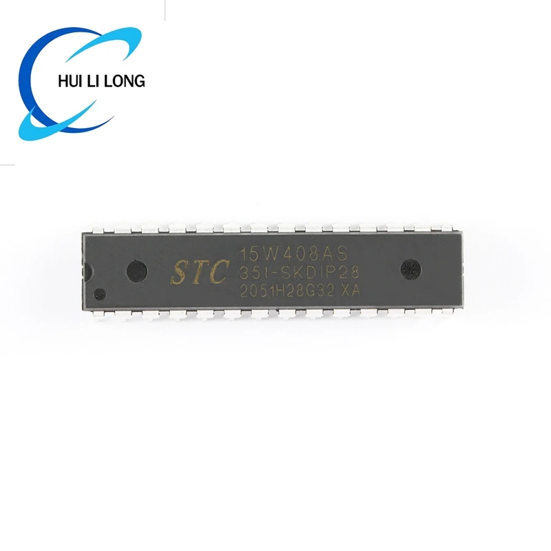 5pcs/1pc STC15W408AS STC15W408 Microcomputer Microcontroller MCU SMD STC15W408AS-35I-SKDIP28 1T 8051 Single Chip IC