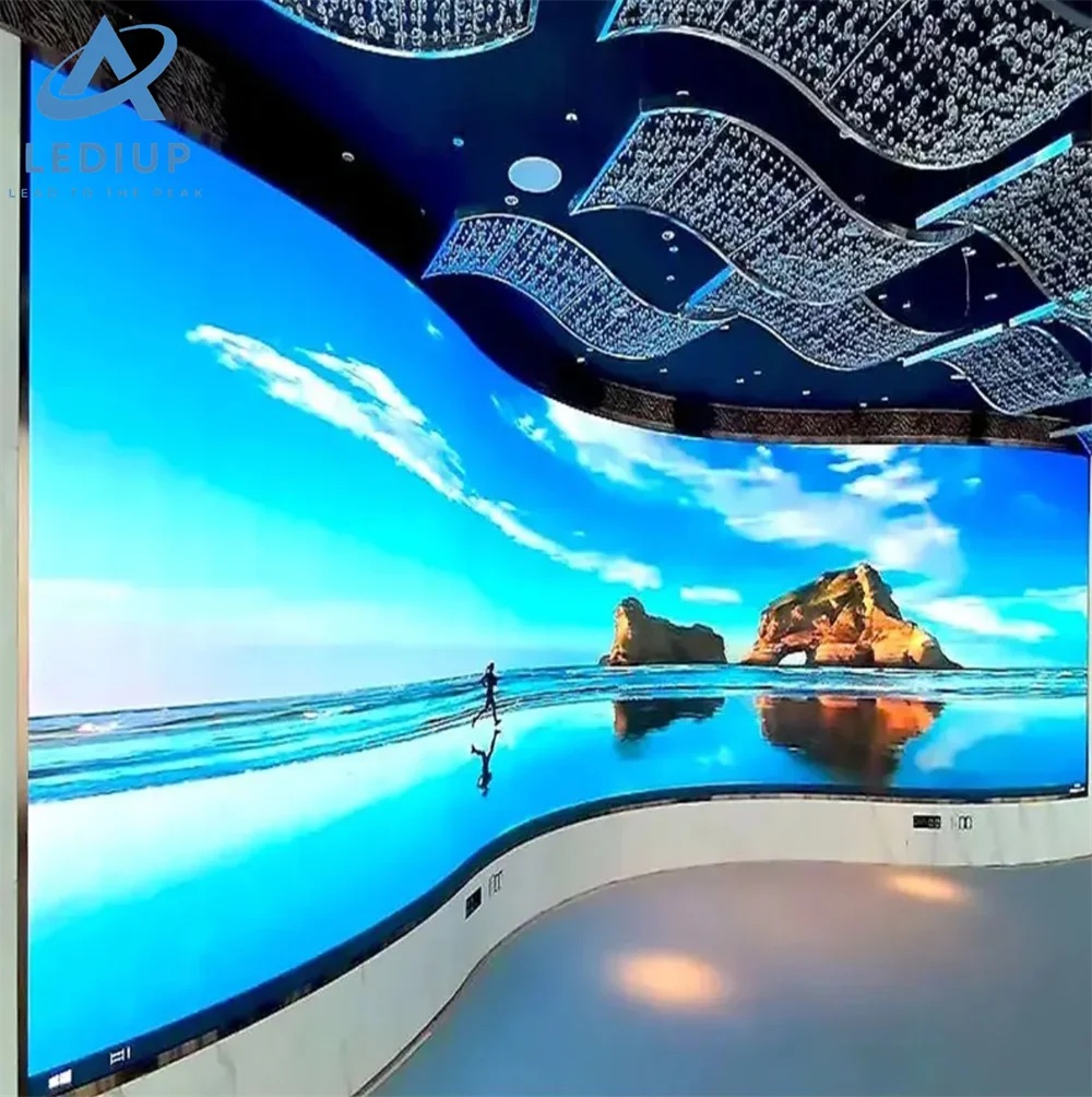P2 P2.5 P3 P4 Flexible Curved Soft Led Display Screen Indoor Soft Flexible Led Curve Screen Display