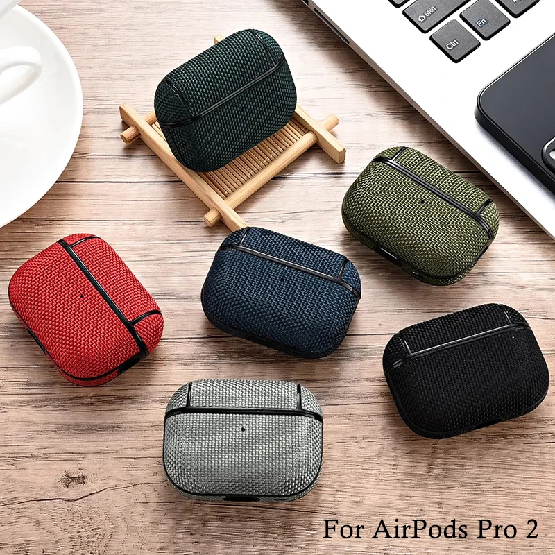Airpods Pro 2 1 3 용 무선 이어폰 케이스 AirPods Pro 용 커버 섬유 천 보호 케이스 Airpods 3 용 지문 방지