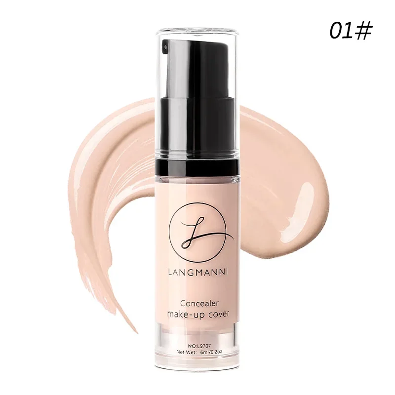 4 farben Volle Abdeckung Concealer Gesicht Helle Foundation Creme Anhaltende Concealer Wasserdicht Bleaching Make-Up TSLM1