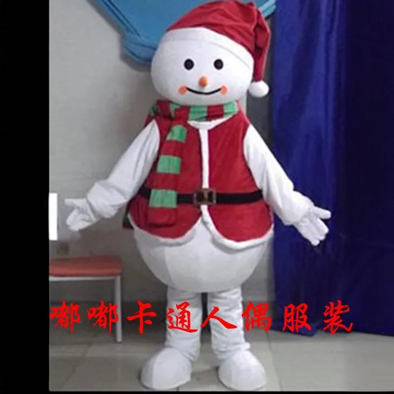 Christmas Santa Claus Mascot Elk Deer Christmas Tree Snowman Costume Character Amusement Parkfunfair Animation Fancy Dress Ha