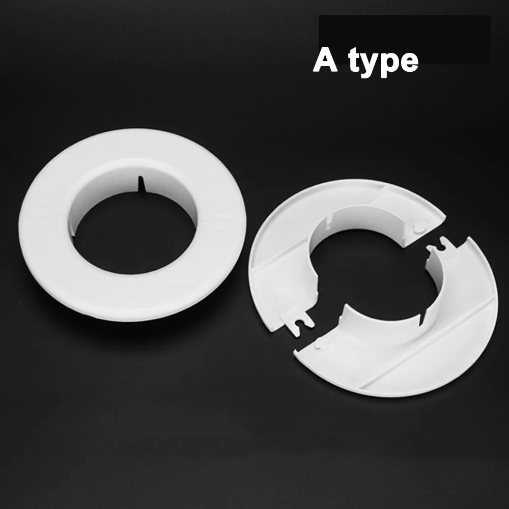 Separable Junction Box Plastic Wall Hole Decorate Cover Outlet Cable Protector Wire Tidy Grommet Pipe Collars Covers