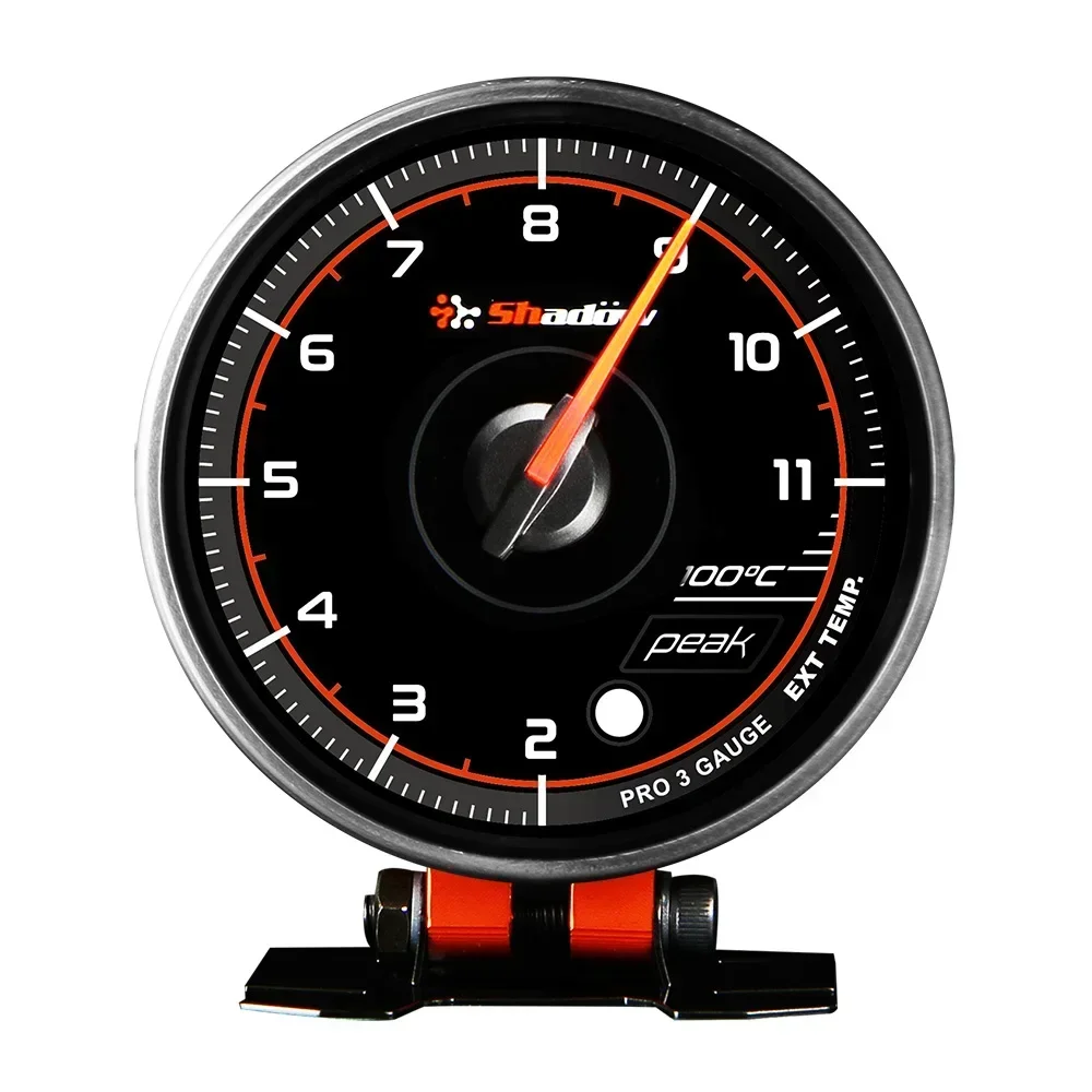 

Real-time And Accurate Shadow Exhaust Temp Gauge Include EGT Sensor 2.5 Inch 60mm And Smoked Black Face Car Pyrometer Gauge