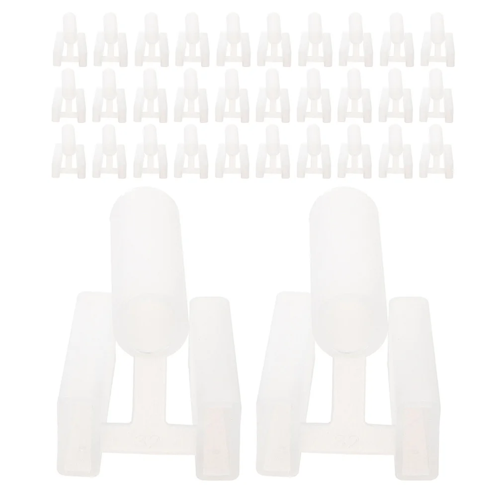 200 قطعة 3 شقوق المخرج يغطي سلامة الطفل المكونات حماة الغبار مقاومة دائم البلاستيك تصميم واضح للمنزل مكتب