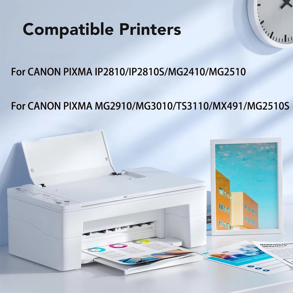Einkshop Compatible 145XL 146XL Ink Cartridge for Canon PG145 CL146 PG-145 PG 145 146 For Pixma MG2410 MG2410 MG2510 Printer