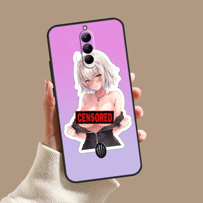 أنيمي مثير فتاة Waifu الحال بالنسبة ZTE Nubia الأحمر ماجيك 11 9S 8s 8 9 10S Pro Plus 6 7 6S 7S Pro 5G 6R 10 غطاء الهواء #6