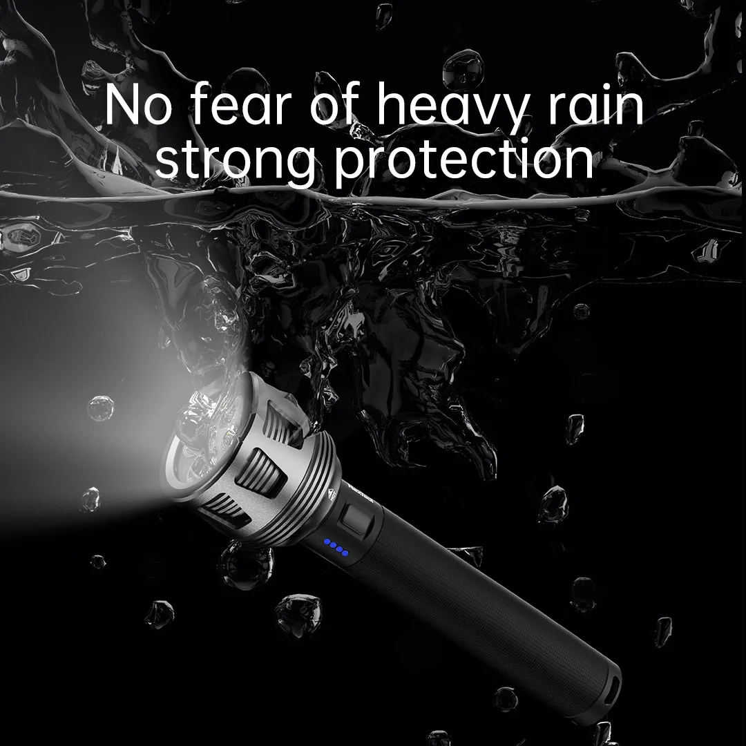 NexTool 3600lm 450m High Power Led Flashlights 10000mAh High-light Lamp IPX7 Waterproof USB Rechargeable Torch Outdoor Camping