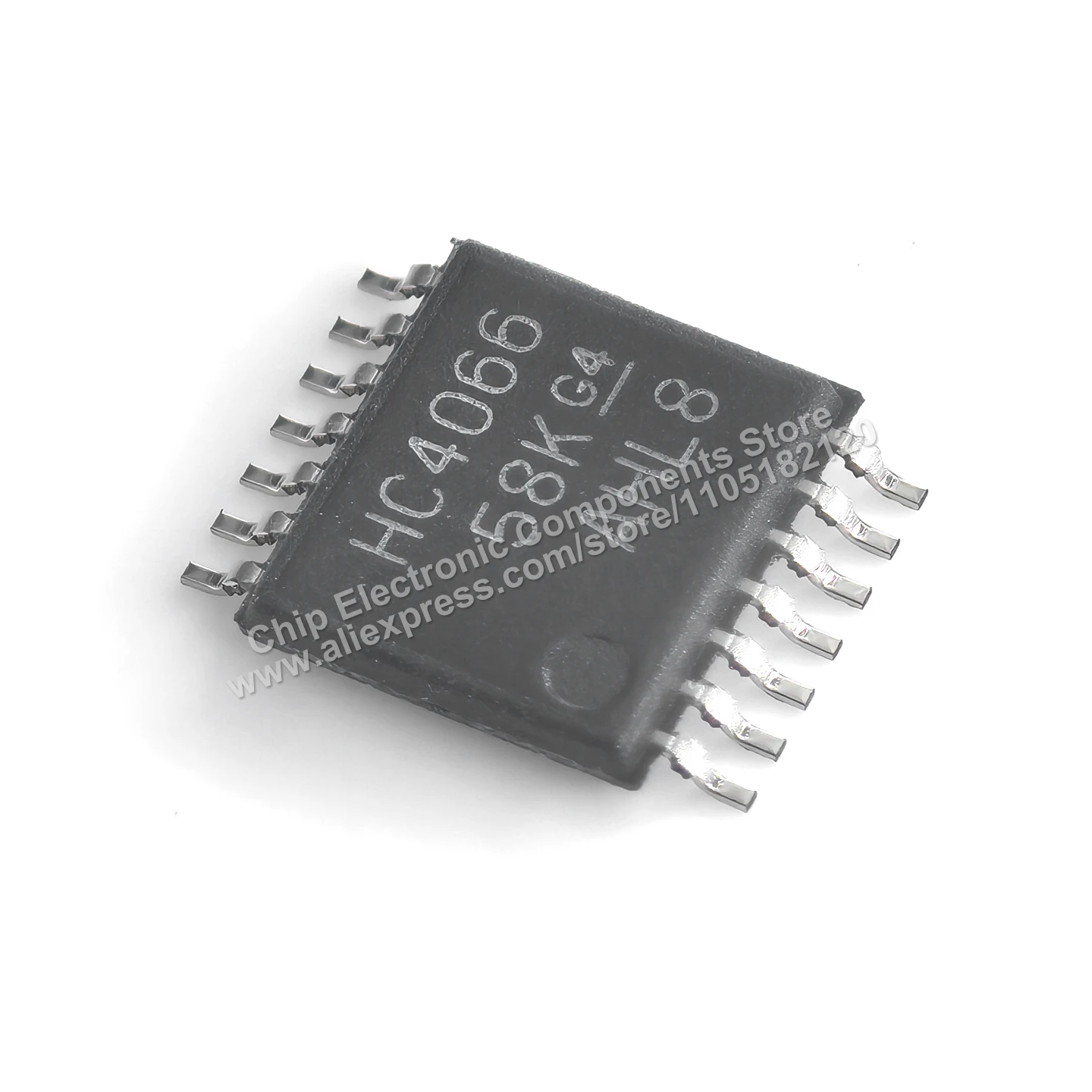 （5PCS）Original IC SN74HC4066PWR with HC4066 marking, quad bilateral analog switch chip in TSSOP-14 package