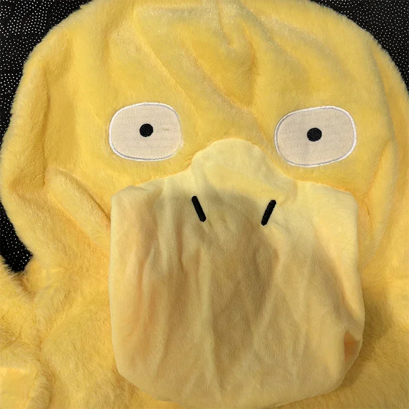 60/80cm Psyduck Huge Pokemon Plush Toys Anime Big Pokémon Kawaii Semi-finished Leather Holster Pillow Gift for Kids Christmas