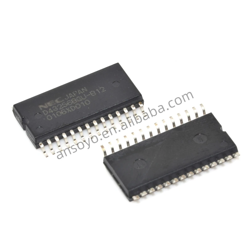 2PCS UPD43256BGU-B12 UPD43256 Integrated Circuits IC SOP-28P New Original