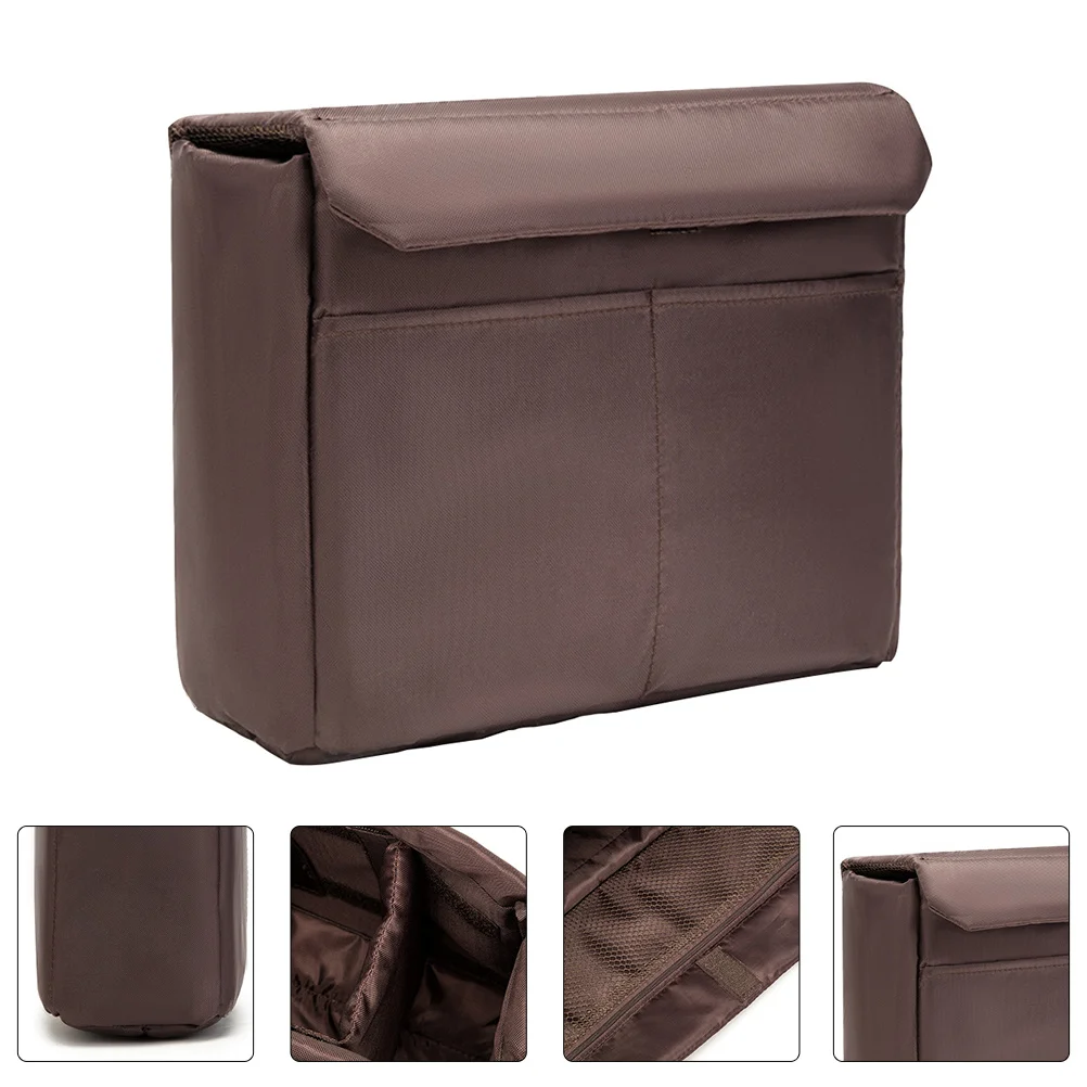 

1pc Camera Bag Waterproof Nylon Dslr Pouch With Multiple Compartments For Lens Tablet Power Bank Outdoor Travel Photography Gear
