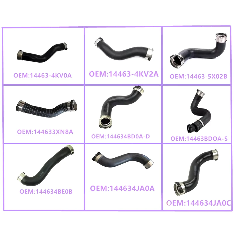 14463-4KV0A 14463-4KV2A 144634JA0C 144634BD0A-S Car Intercooler Water Pipe Air Intake Hose For Renault Nissan