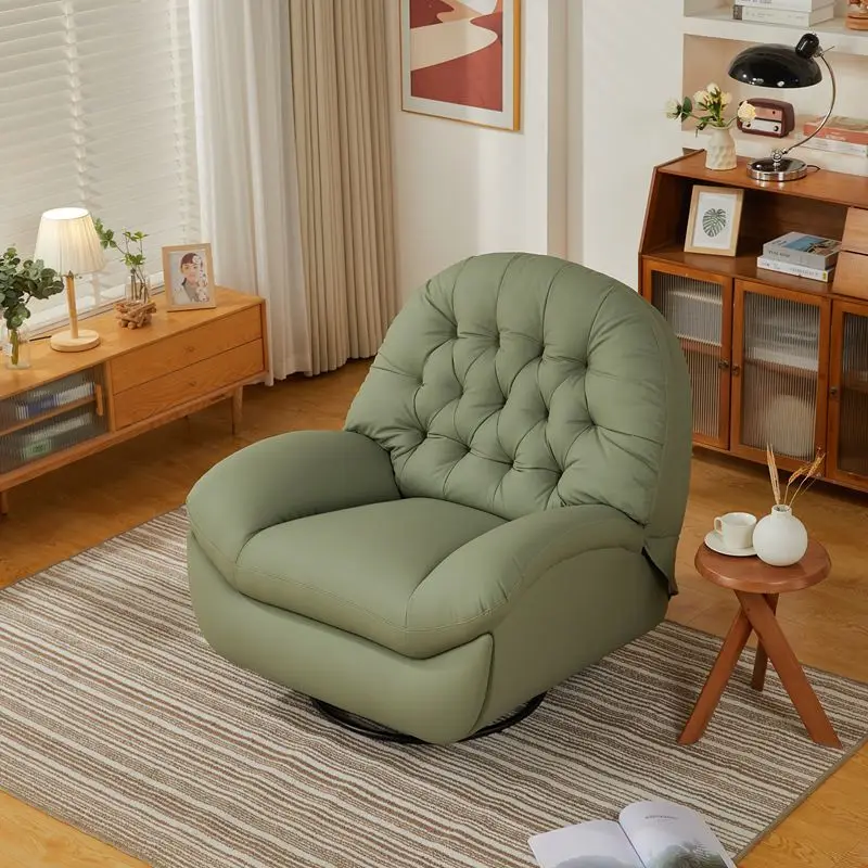 

Electric lazy sofa reclining and sleeping living room balcony leisure rocking chair space sofa home single rotating recliner