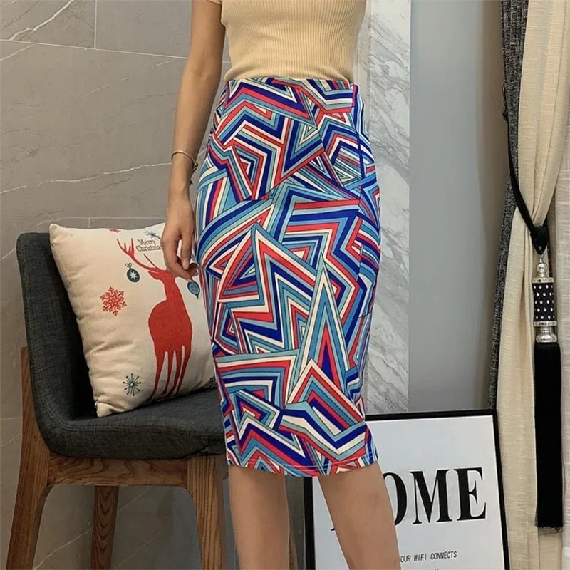 

Oversize S-XXL Vintage Skirts for Woman Summer High Waist Straight Split Midi Skirts Korean Style Casual Work Skirts Y2k Clothes