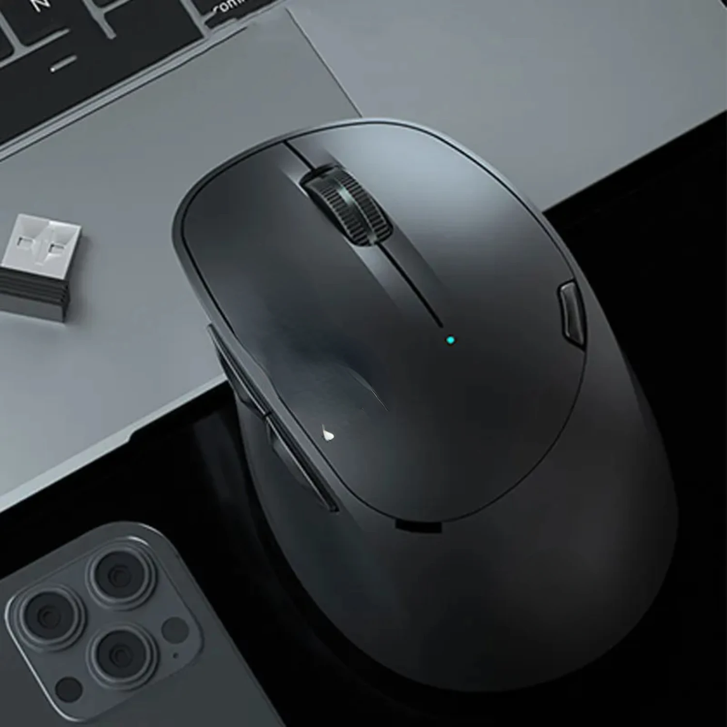 2.4G Wireless Bluetooth 3.0 5.0 Dual- Office Gaming Mouse Rechargeable Adjustable DPI 800 1200 1600 Silent Ergonomic