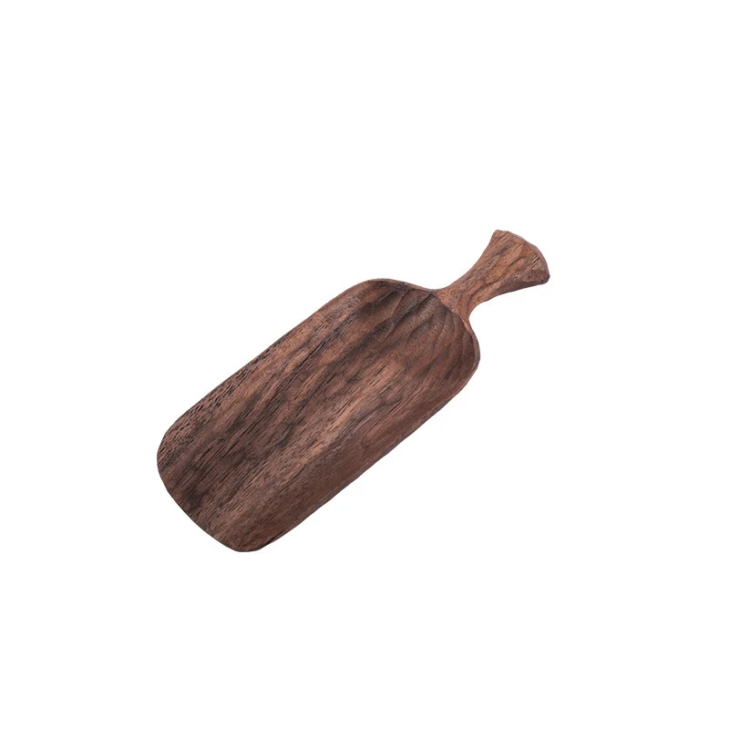 

Wood Coffee Scoop Hand Carved Walnut Wooden Spoon For Beans Tea Ground Sugar Seasoning Spices Home Kitchen Accessories Tools